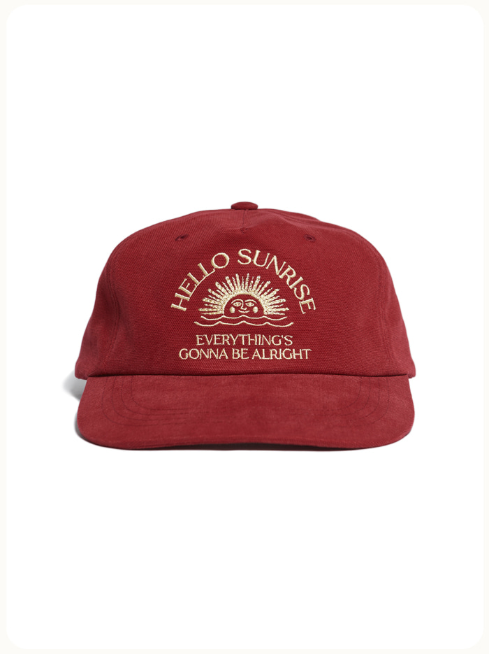 HS Arch Logo 5Panel Cap_Red