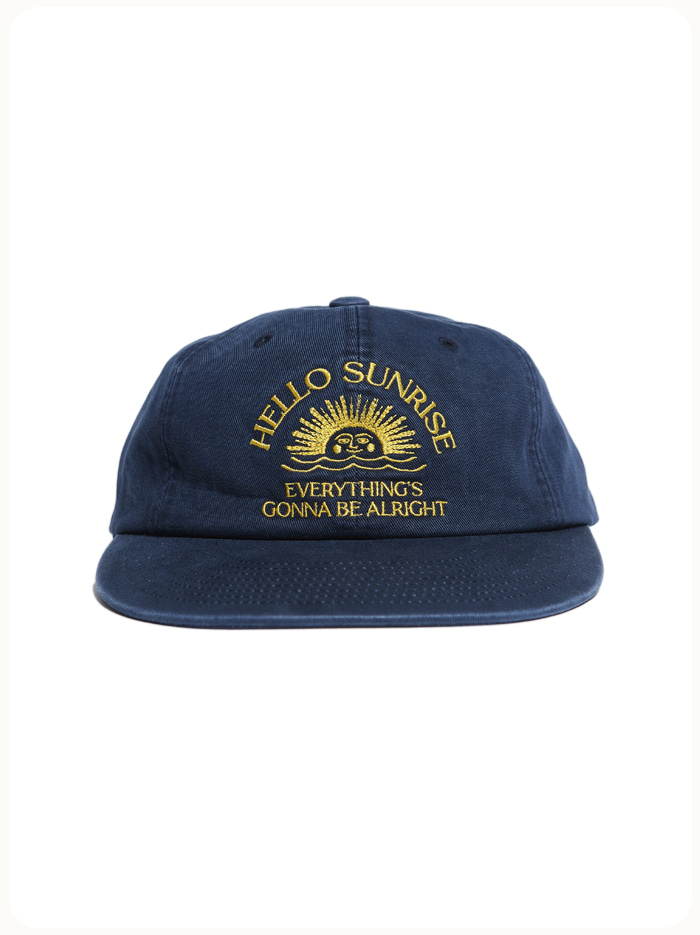 Washed Arch Logo 6Panel Cap_Navy