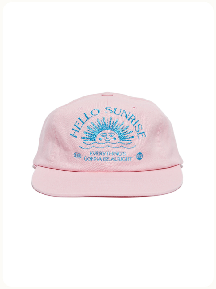 [Re Stock] Washed HS Arch Logo 6Panel Cap_Pink